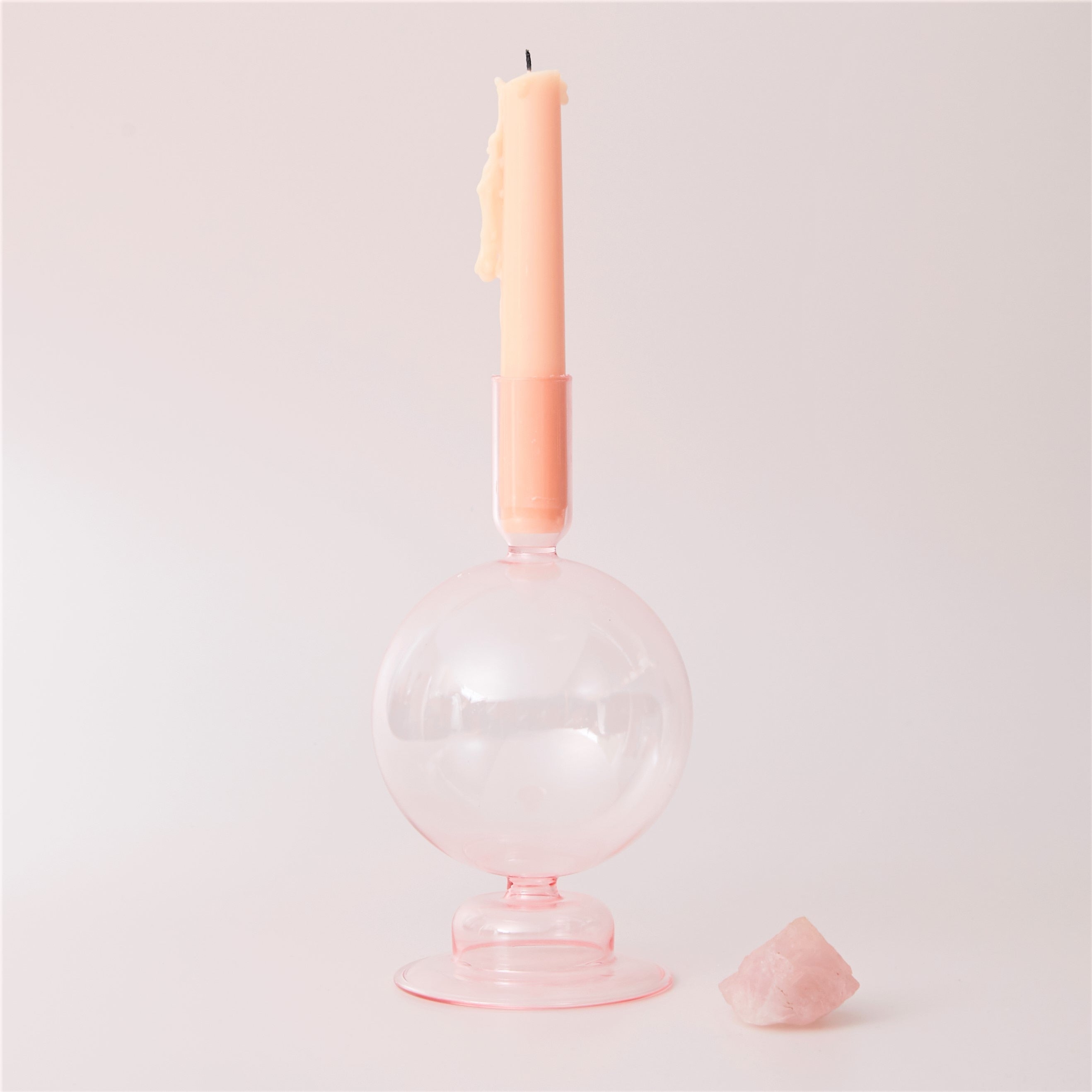 Jupiter Glass Candle Holders