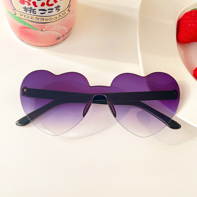Love Heart Multicolor Party Sunglasses