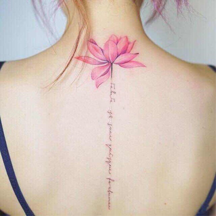 Rune Tattoo Back Spine Sticker
