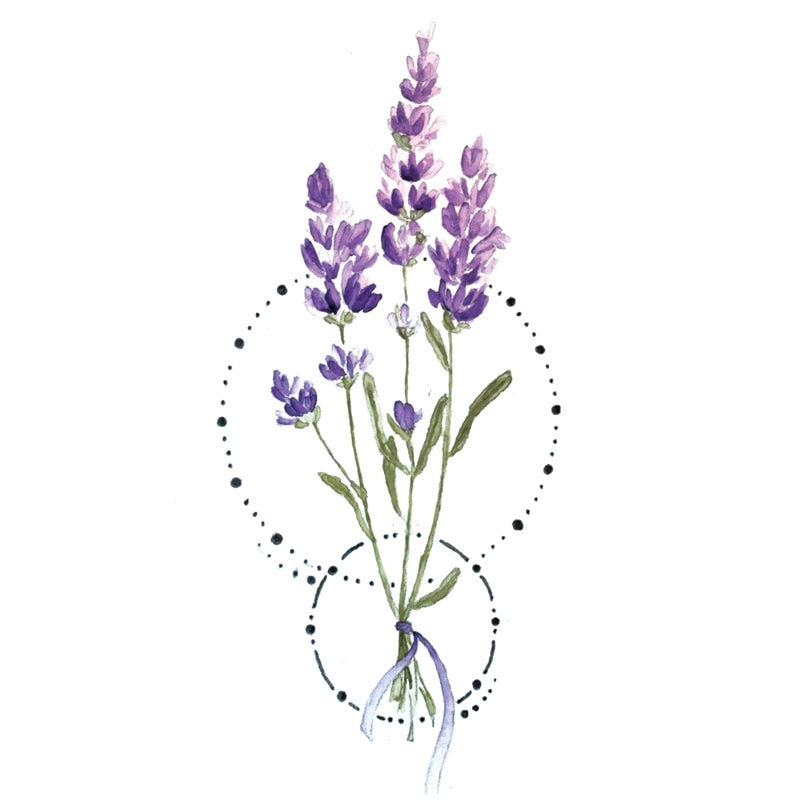 Flower Tattoo Sticker