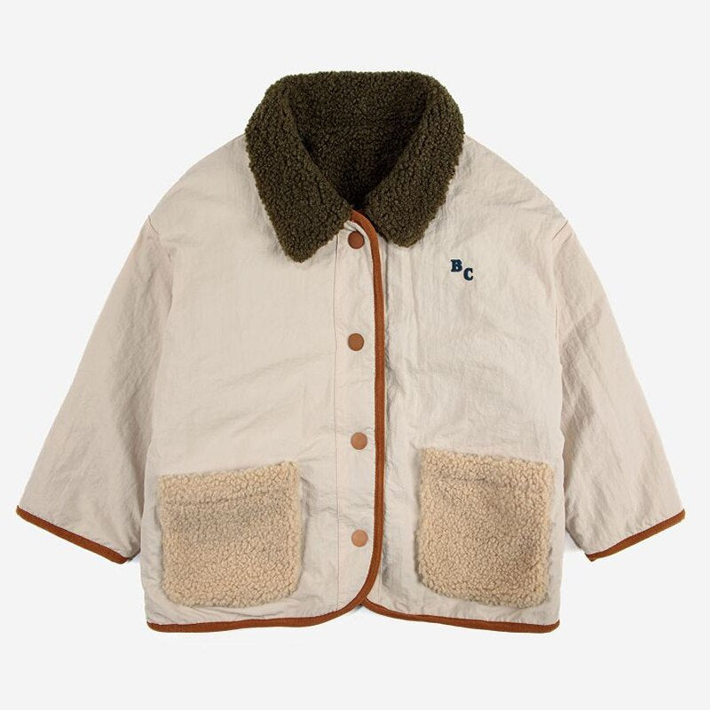 Fleece Cotton Cardigan