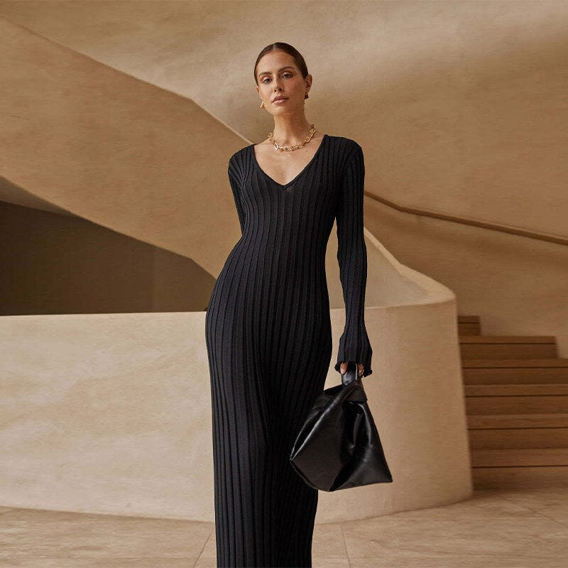 Knitted Long Dress
