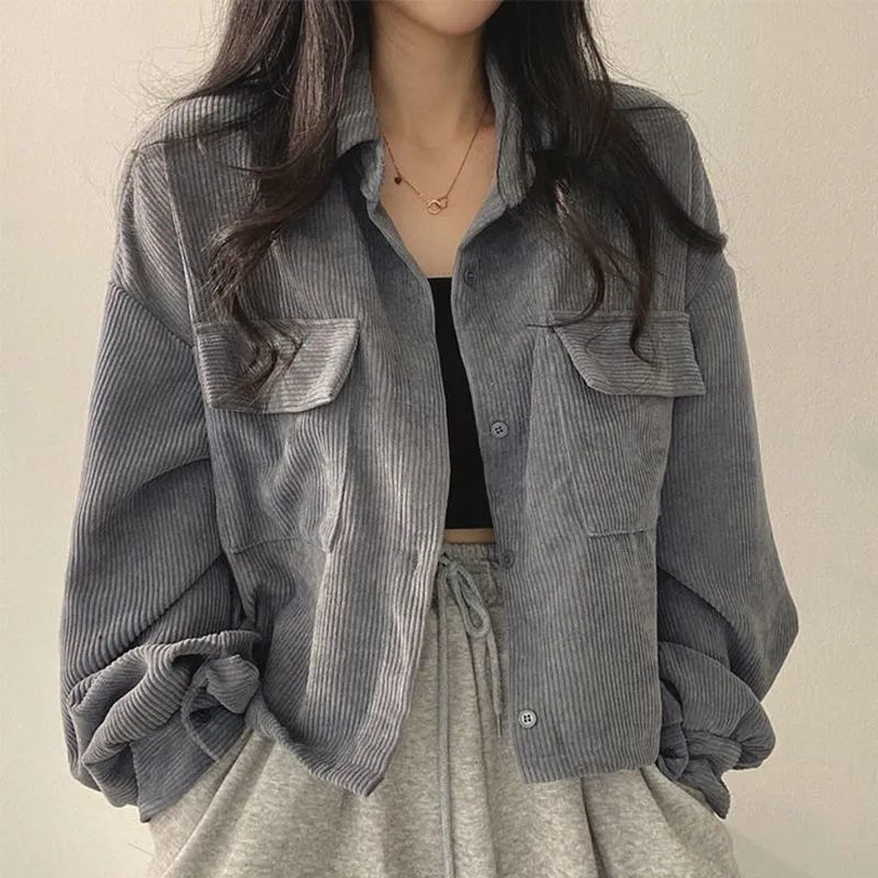Corduroy Mid Length Jacket