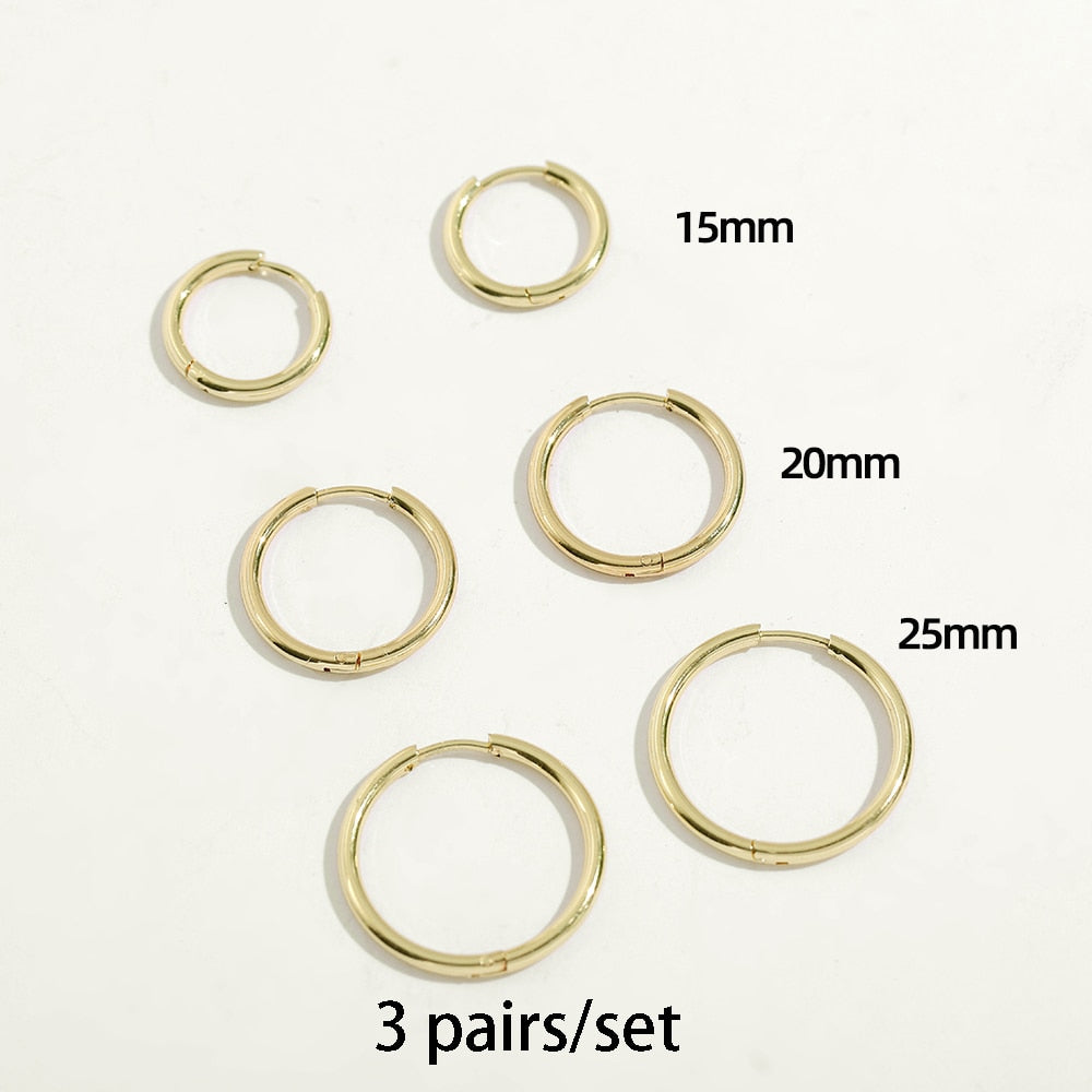 Gold Hoop Earrings