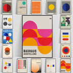 Abstract Bauhaus Wall Art