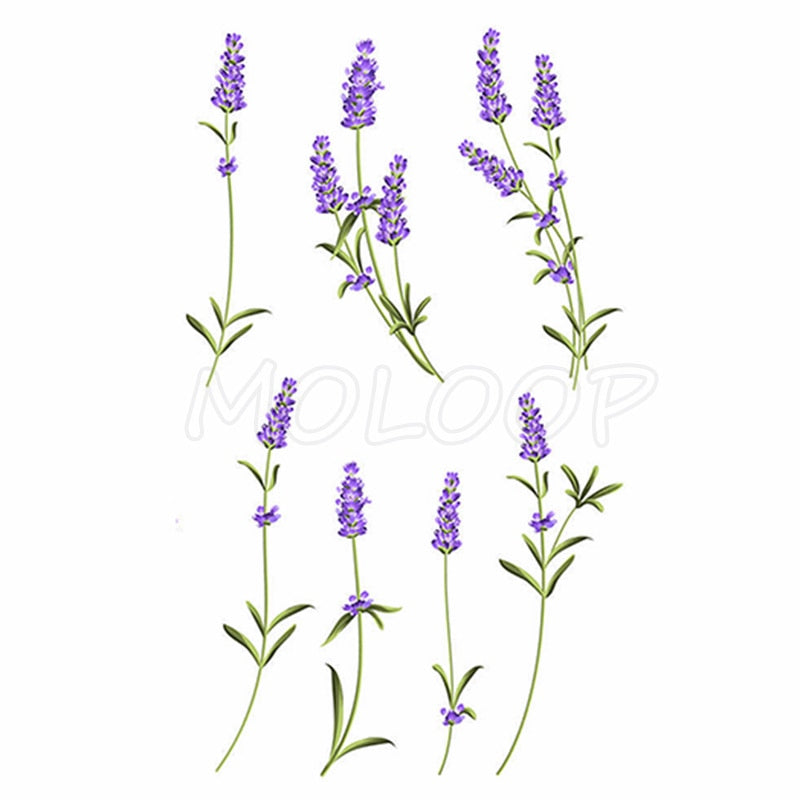 Flower Tattoo Sticker
