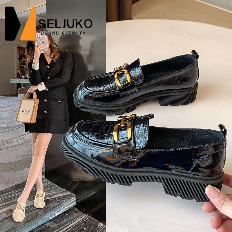 Leather Loafers Shoes