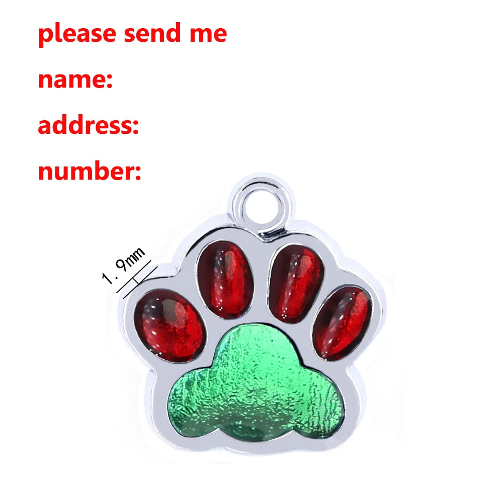 Anti-lost Custom Dog ID Tag Engraved Pet Collar