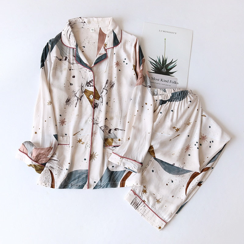 Long-Sleeved Sleepwear