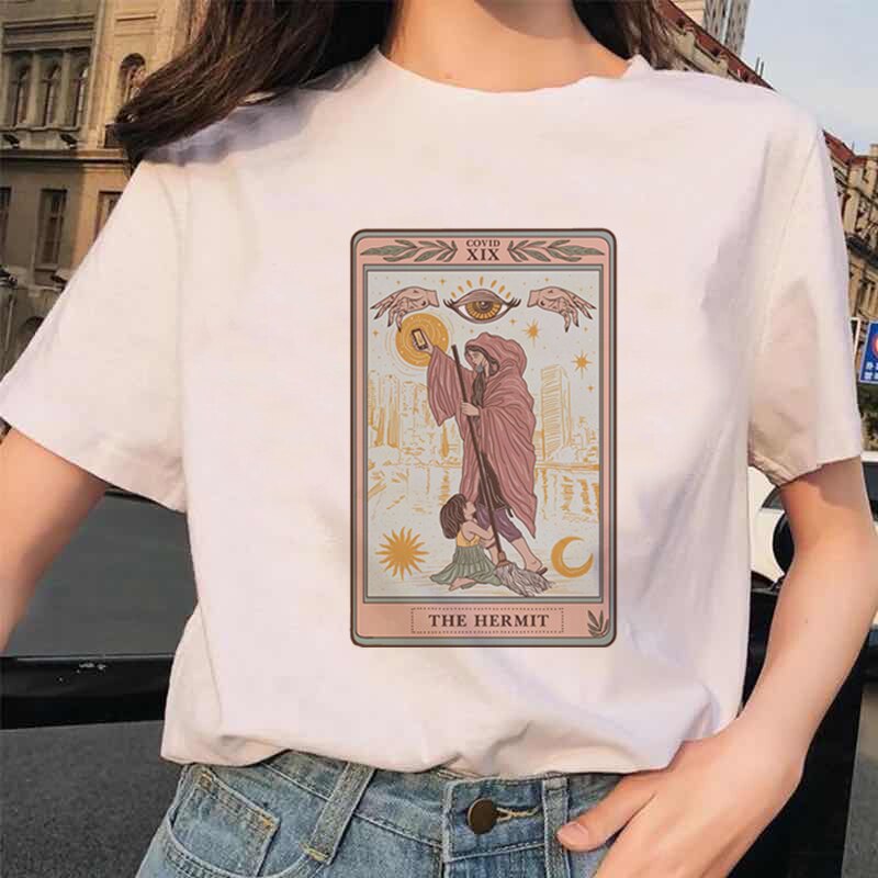Tarot Card Funny Cartoon T-Shirt