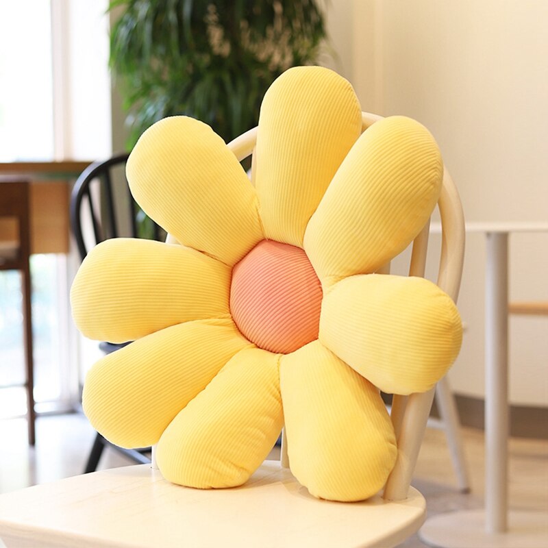 Daisy Flower Pillow