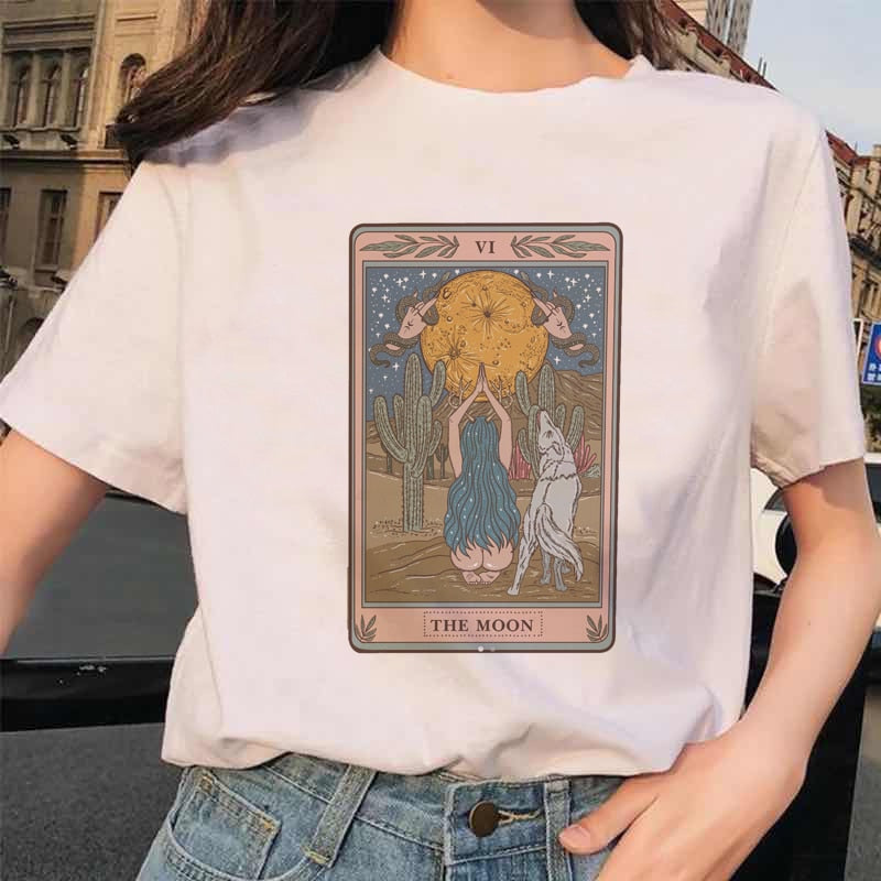 Tarot Card Funny Cartoon T-Shirt