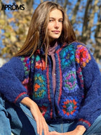 Soft Handmade Knitted Cropped Cardigan