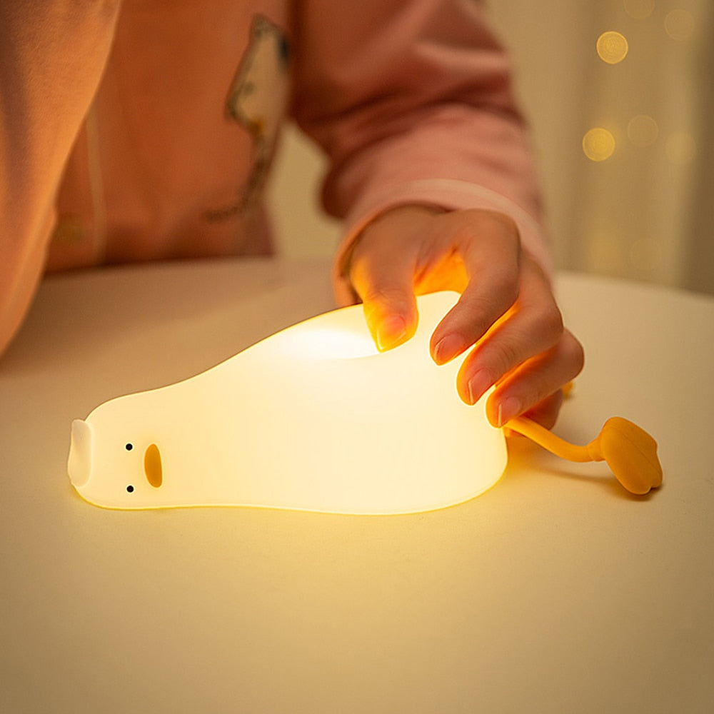 Children Squishy Duck Lamp
