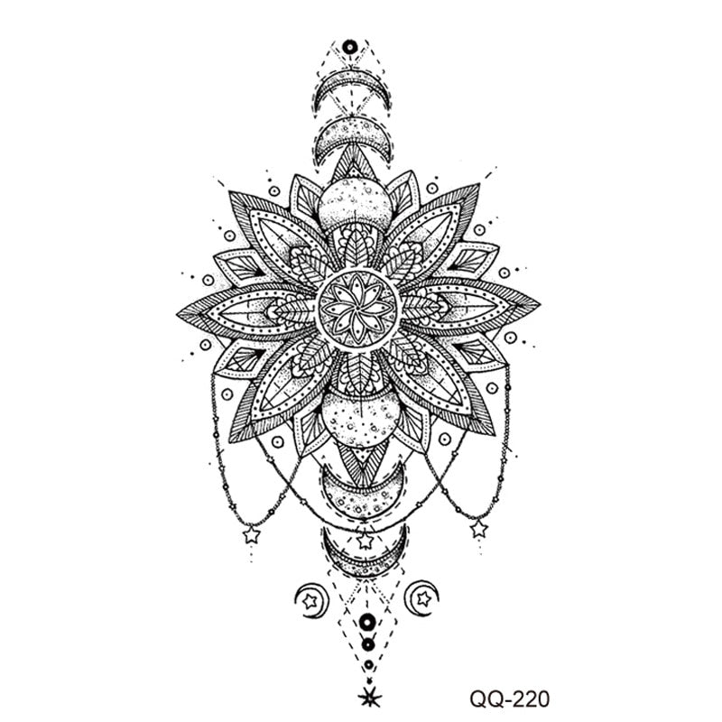 Flower Tattoo Sticker