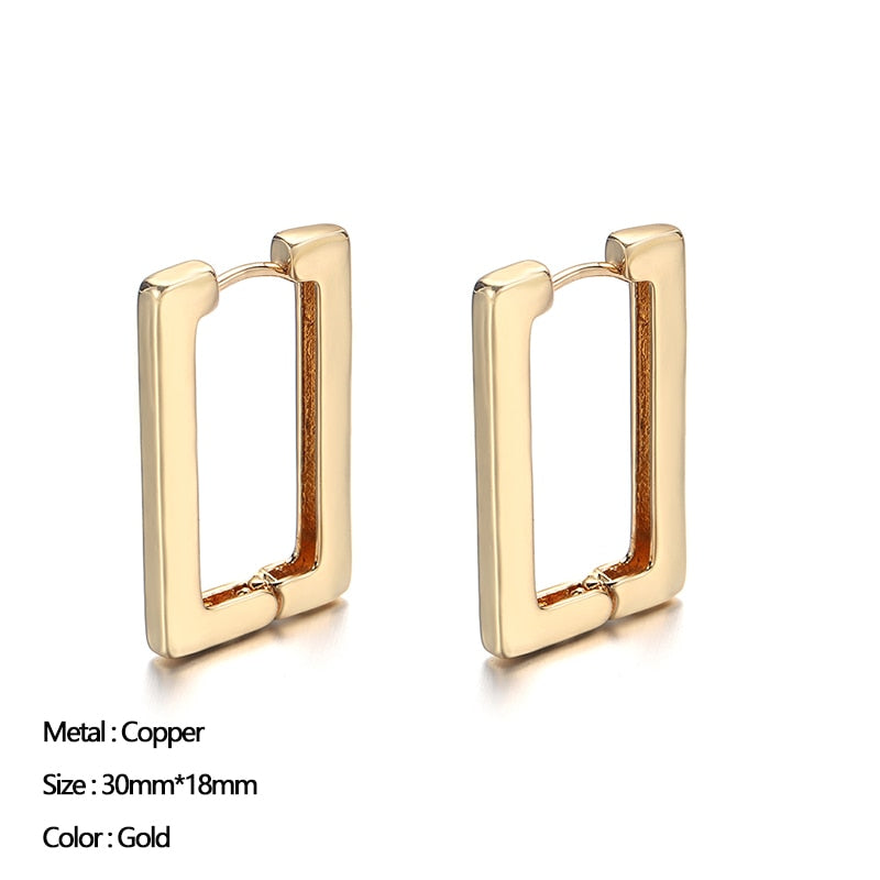 Classic Circle Hoop Earrings