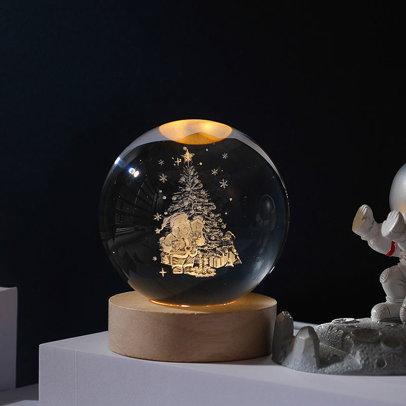 Glowing Planetary Galaxy Crystal Ball Lights