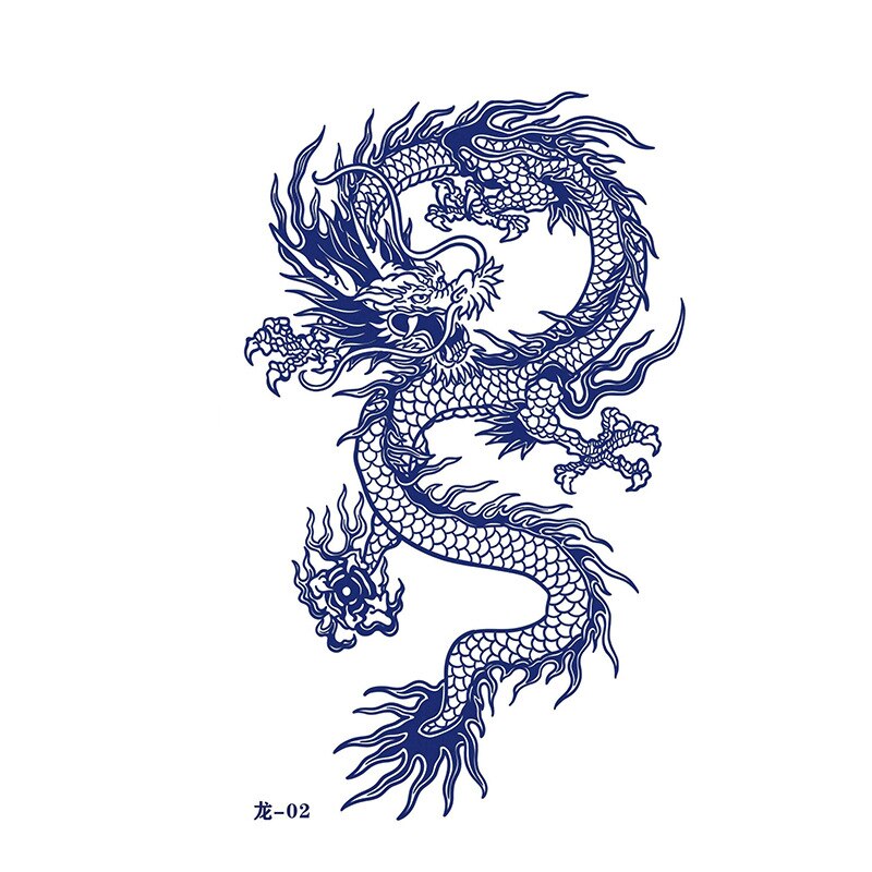 Japanese Dragon Tattoo Sticker