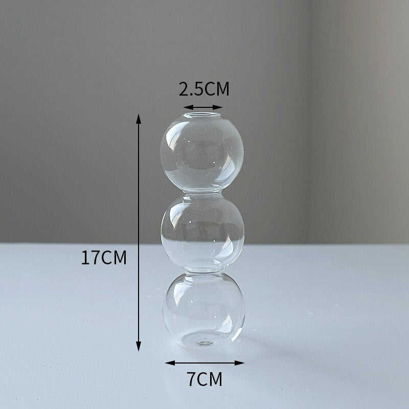 Transparent Glass Vase