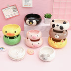 Cute Animals Ceramic Ashtray
