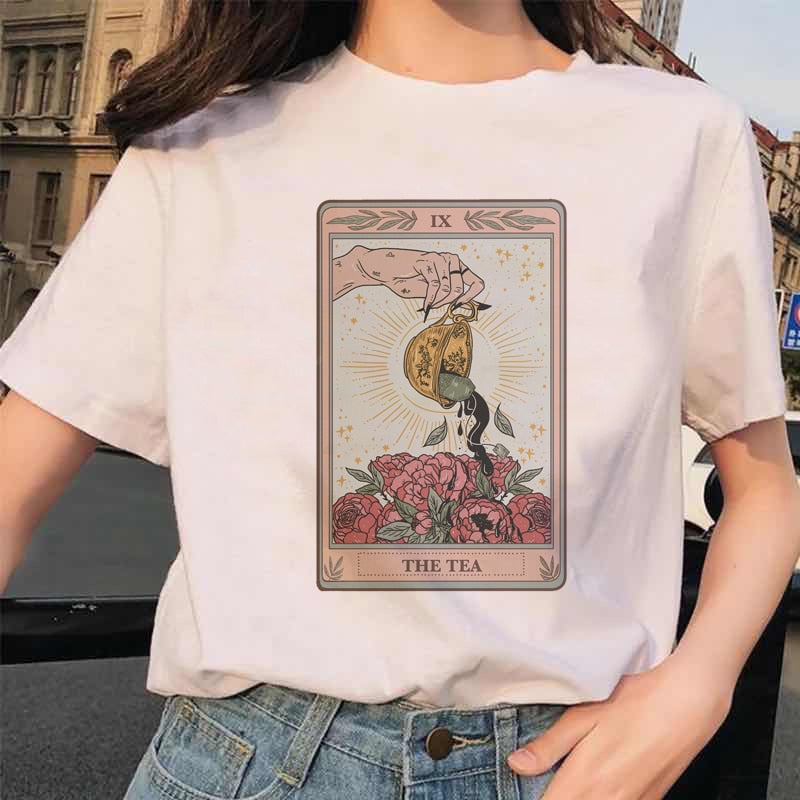 Tarot Card Funny Cartoon T-Shirt