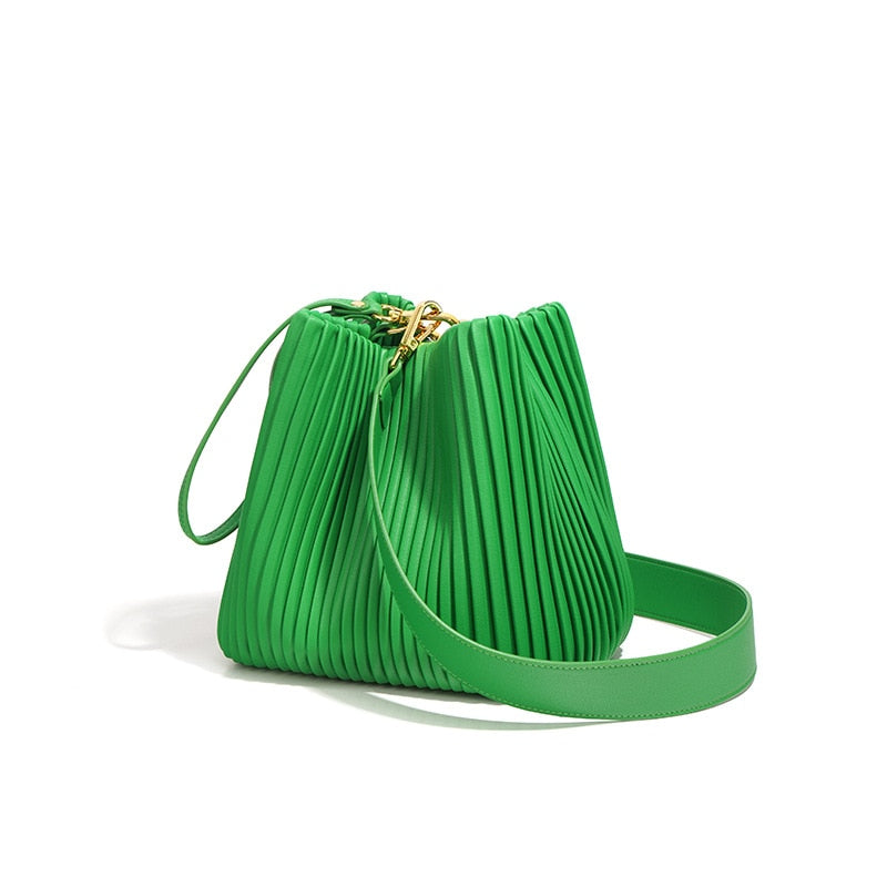 Leather Bucket Bag