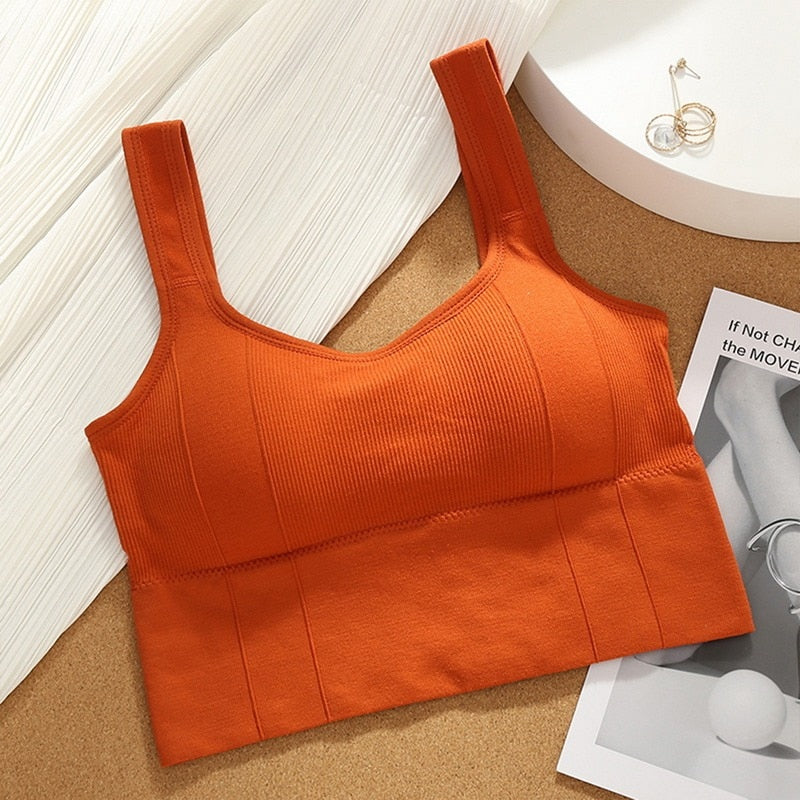 Breathable Sports Bra Crop Top