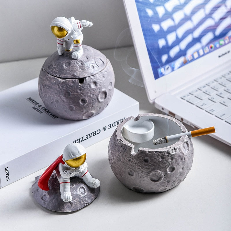 Resin Astronaut Ashtray