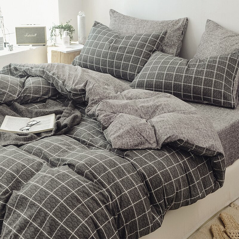 Linen-cotton Japanese Style Bedding Set