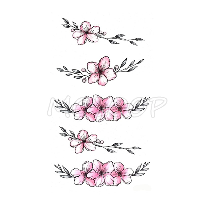 Flower Tattoo Sticker