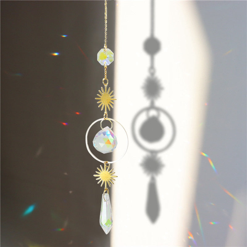 Suncatcher Hanging Crystal Prism