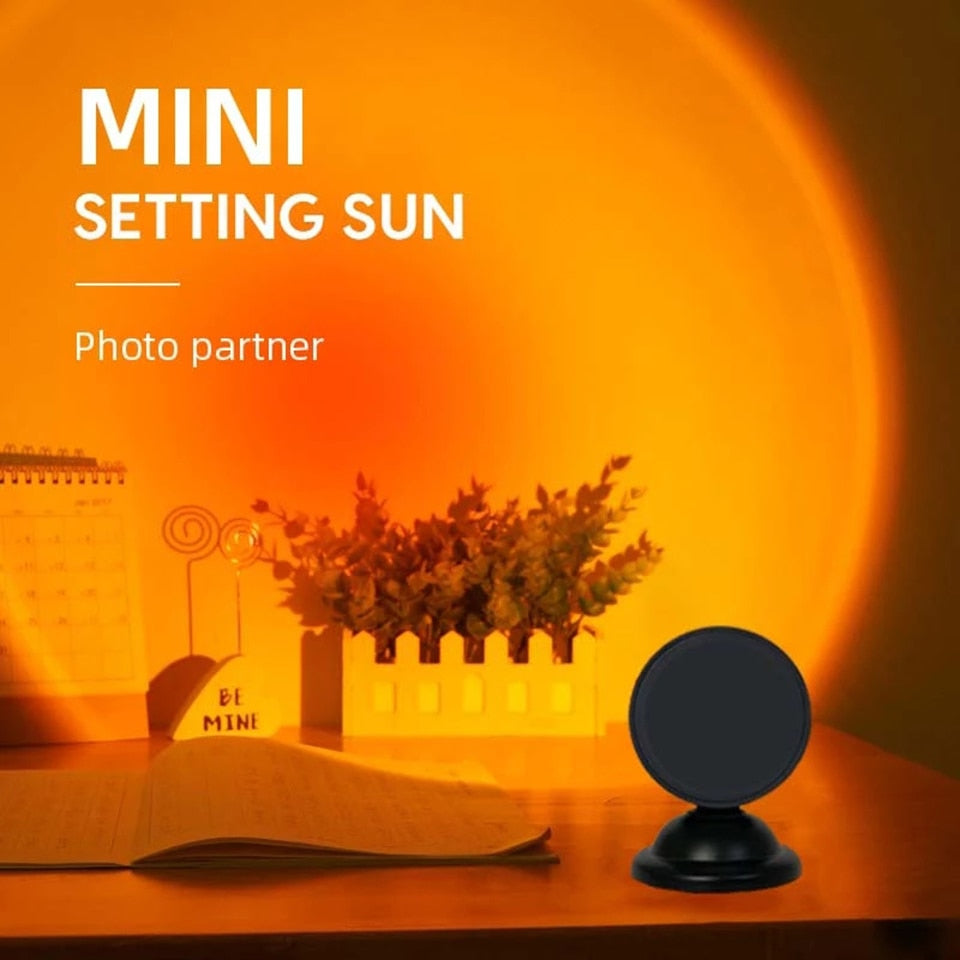 Sunset Lamp Led Projector Night Light