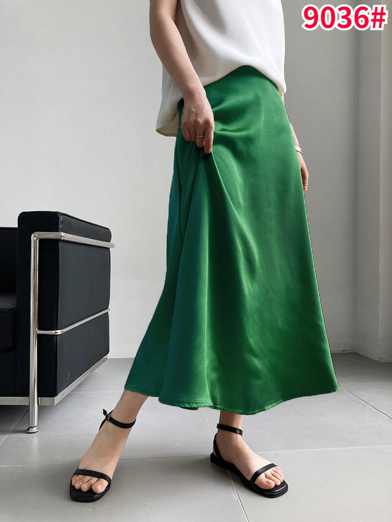 Silk Satin Skirts