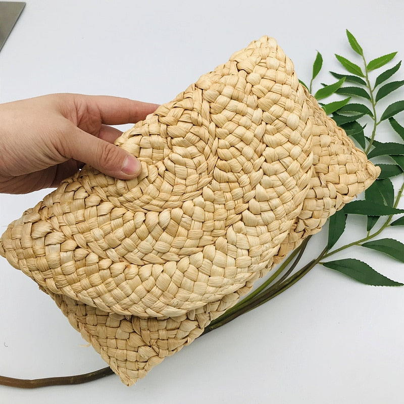 Straw Clutch Bag