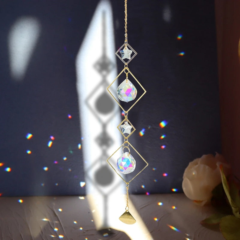Suncatcher Hanging Crystal Prism