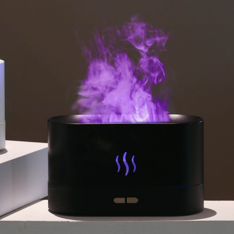 180ML USB  Simulation Flame Air Diffuser