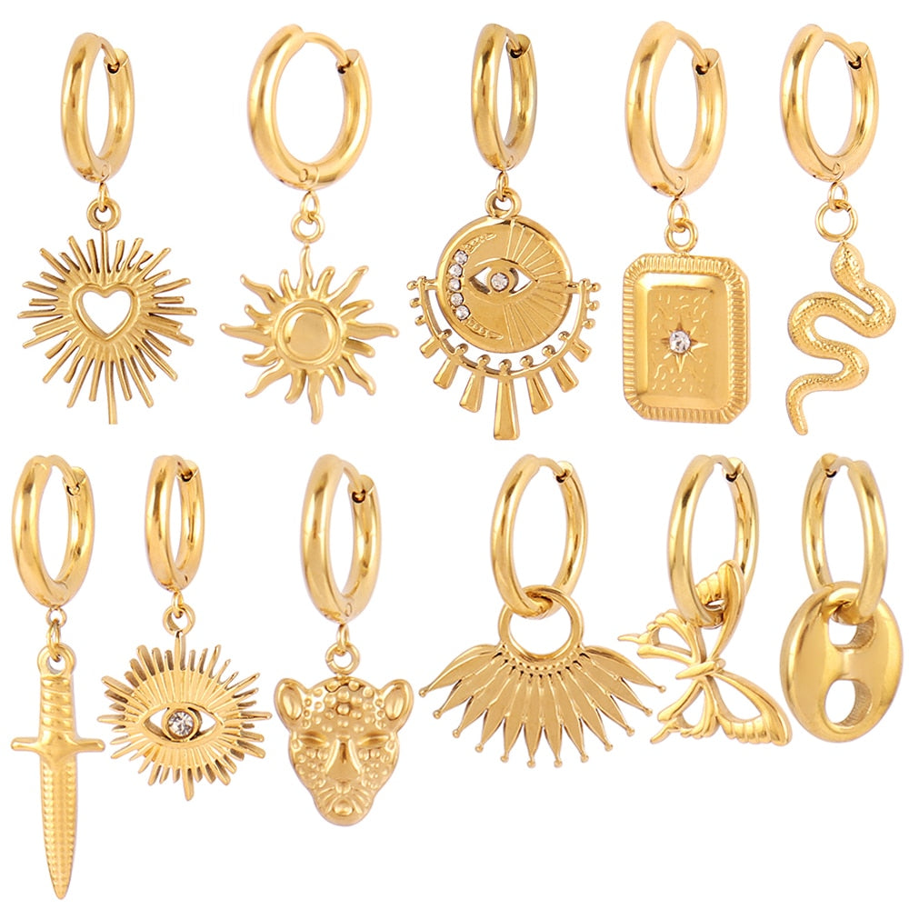 Mix Hoop Gold/Silver Earrings