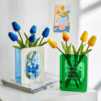 Multicolor Acrylic Vases