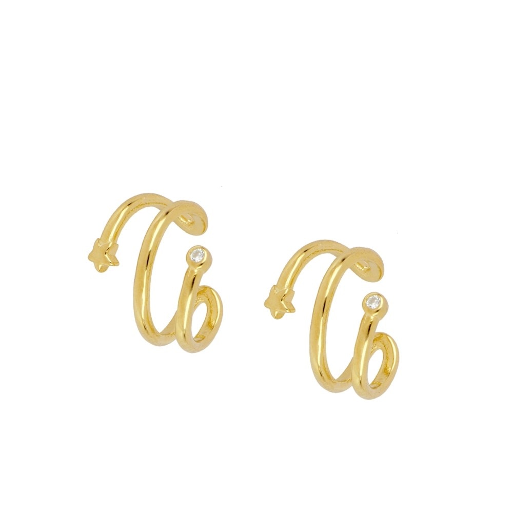 Gold Earrings Set