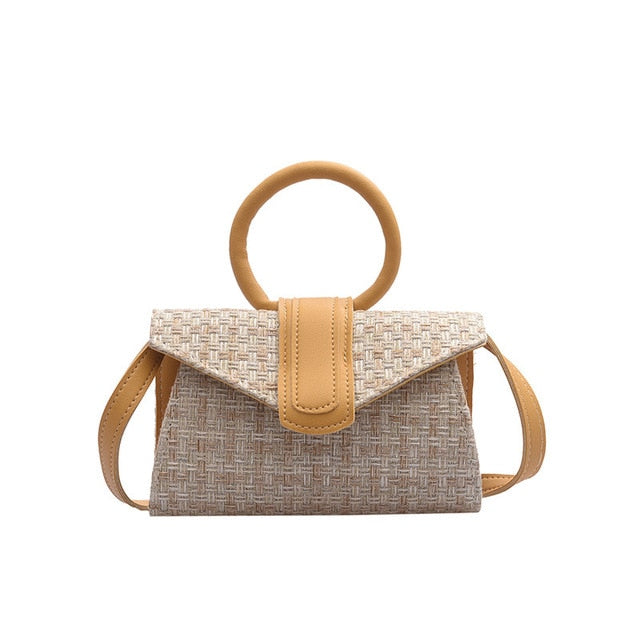 Diagonal Pu Leather Bag Pu