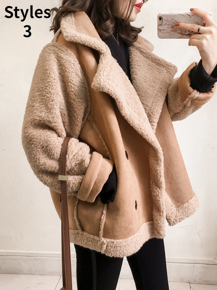 Motorcycle Bomber Loose Jacket