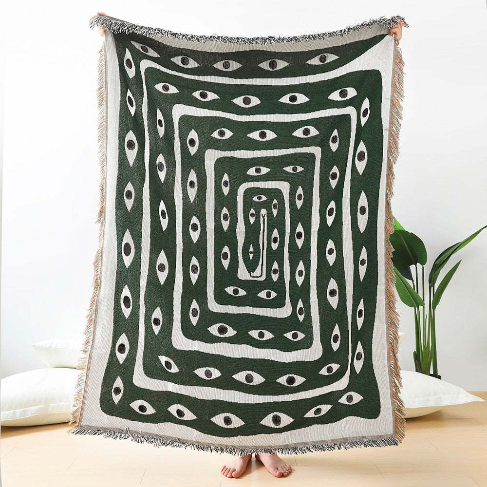 Eye Pattern Throw Blanket