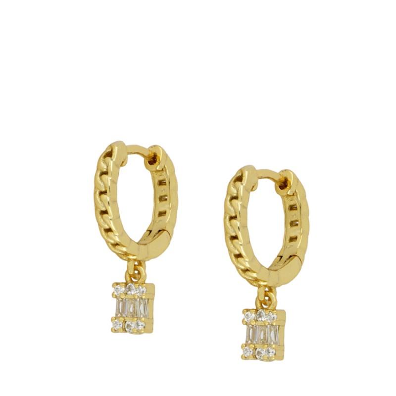 Gold Earrings Set