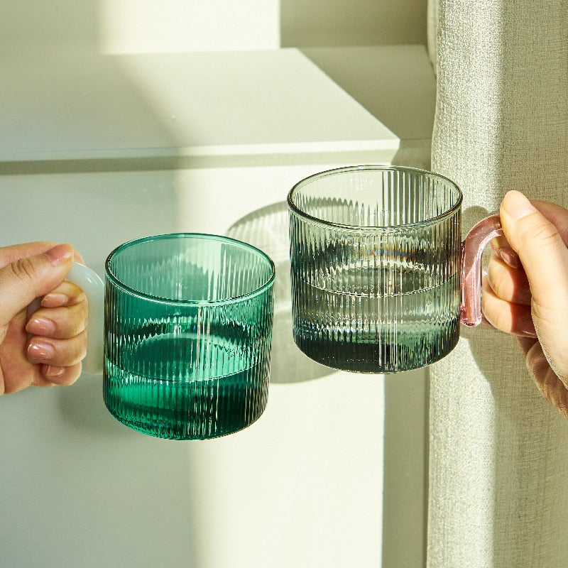 Ripple Glass Coffee Cups
