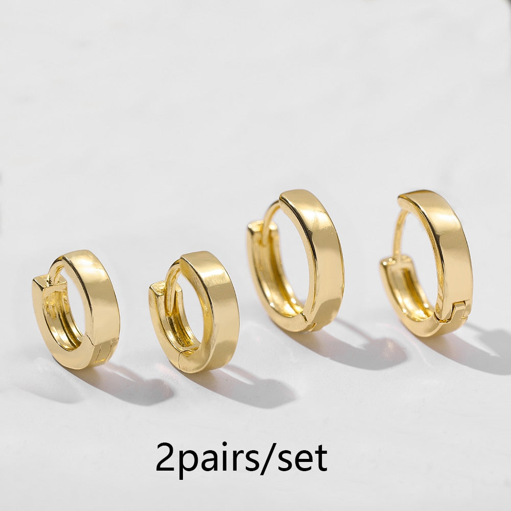 Gold Hoop Earrings