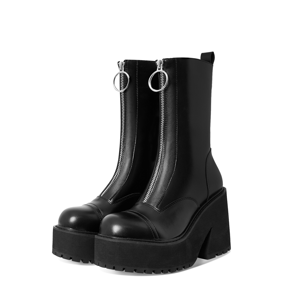 Platform Ankle Boots