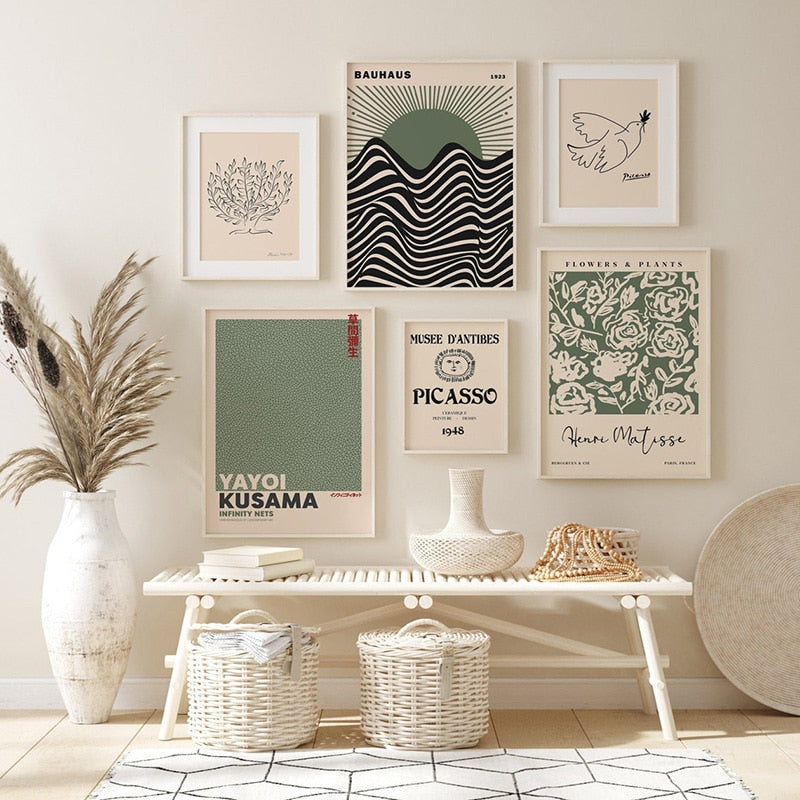 Green Henri Matisse Picasso Wall Art