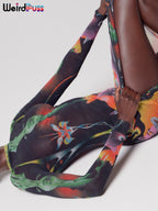 Graffiti Print Dress