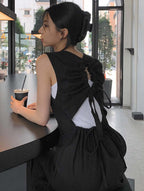 Black Backless Maxi Dress