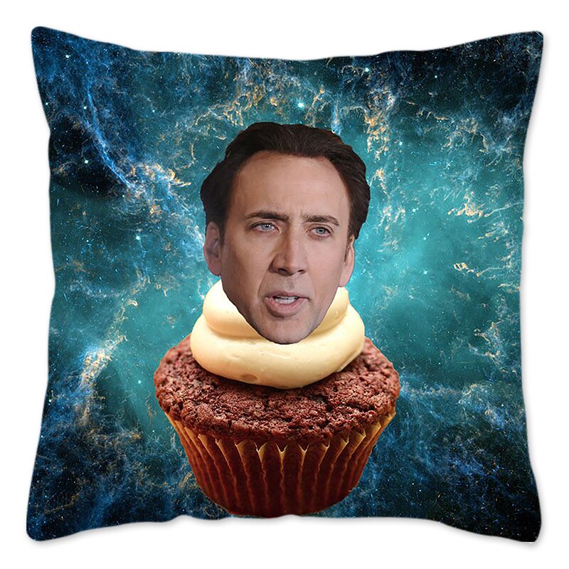 Nicolas Cage Face Pillow